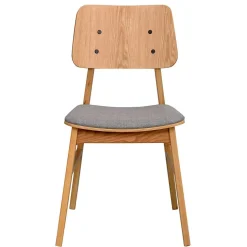 Essgruppe in Eiche & Hellgrau - Nineo (siebenteilig)