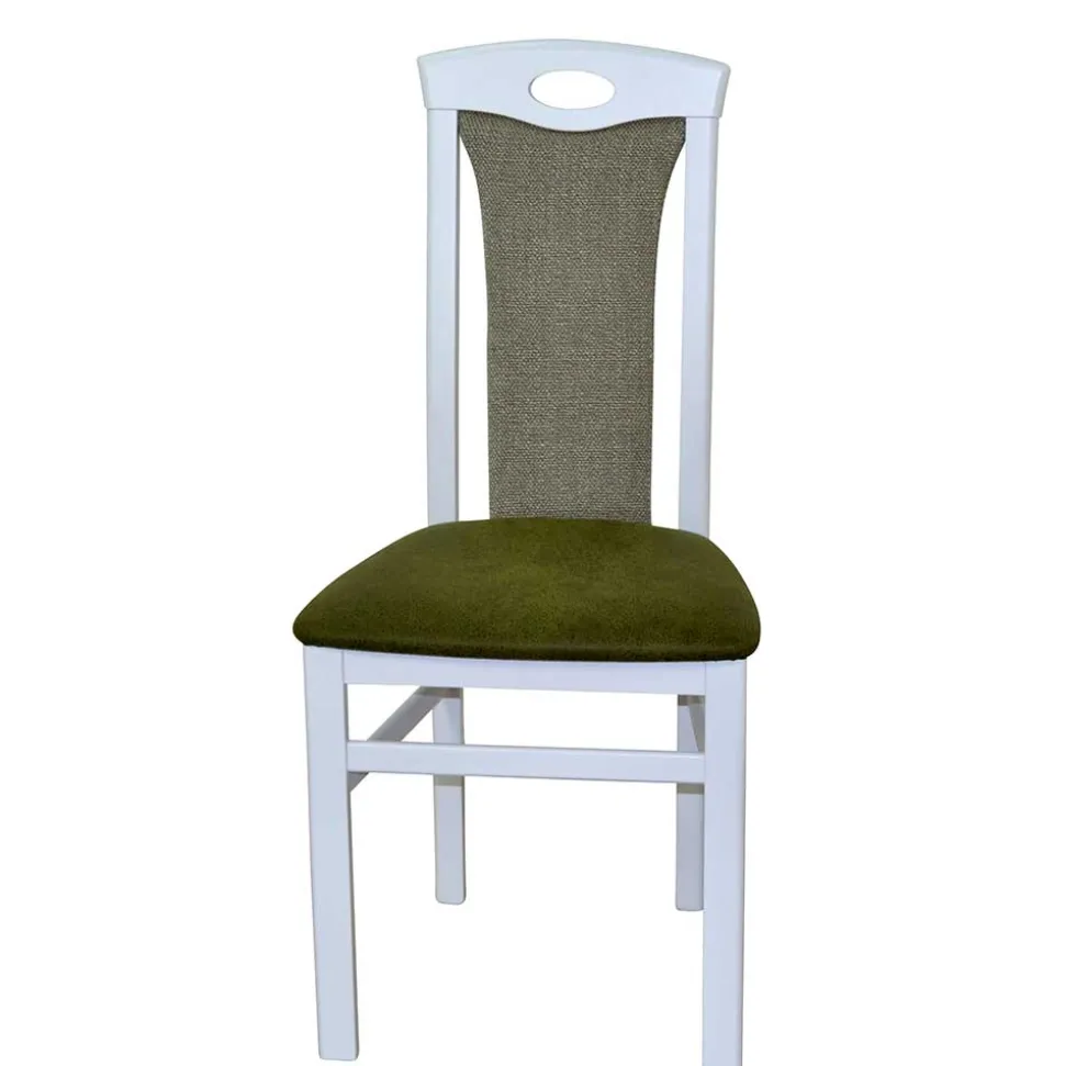 Essgruppe in Weiß & Grün - Algarvo (fünfteilig)