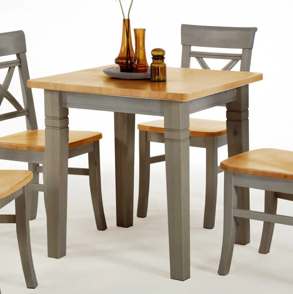Essgruppe Jytte in Grau Kiefer (fünfteilig)