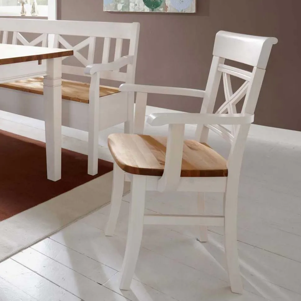 Essgruppe Lugon im Landhausstil (sechsteilig)