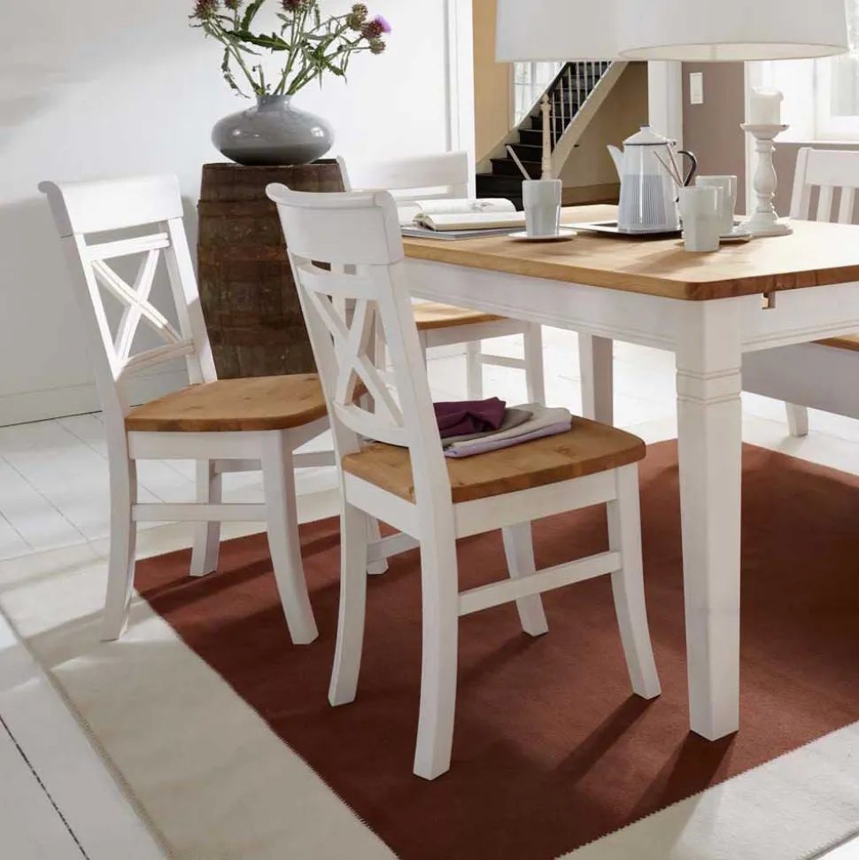 Essgruppe Lugon im Landhausstil (sechsteilig)