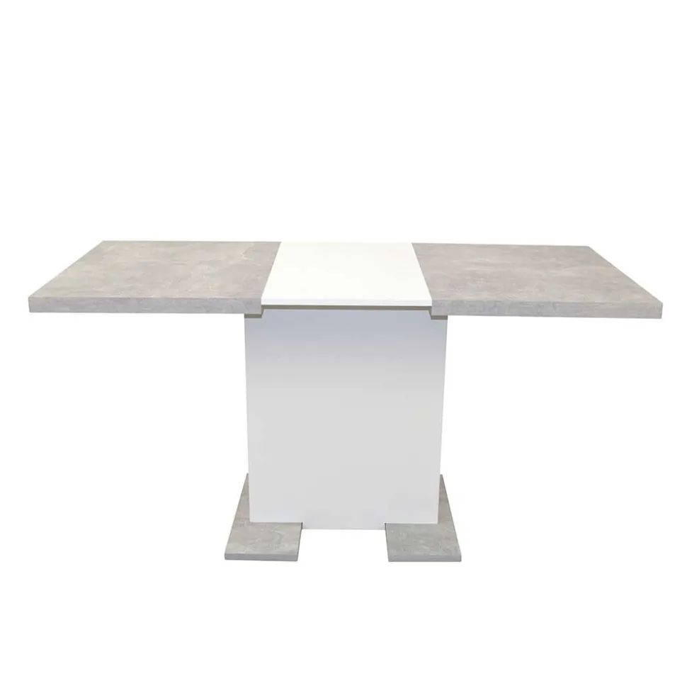 Essgruppe mit mit Betonoptik Tisch - Zyana (fünfteilig)