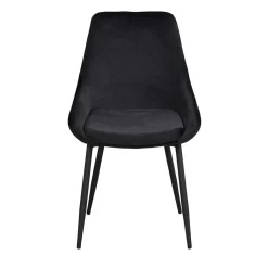 Essplatzgruppe mit Samtstühlen - Pulva (siebenteilig)