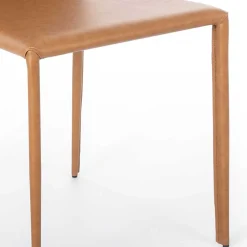 Essstuhl in Cognac Braun - Anthony (2er Set)