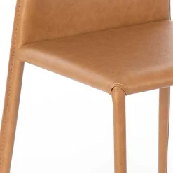 Essstuhl in Cognac Braun - Anthony (2er Set)