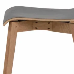 Essstuhl in Schwarz & Natur - Vulias (2er Set)