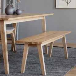 Esstisch & 2 Stühle & Bank - Canberra (vierteilig)