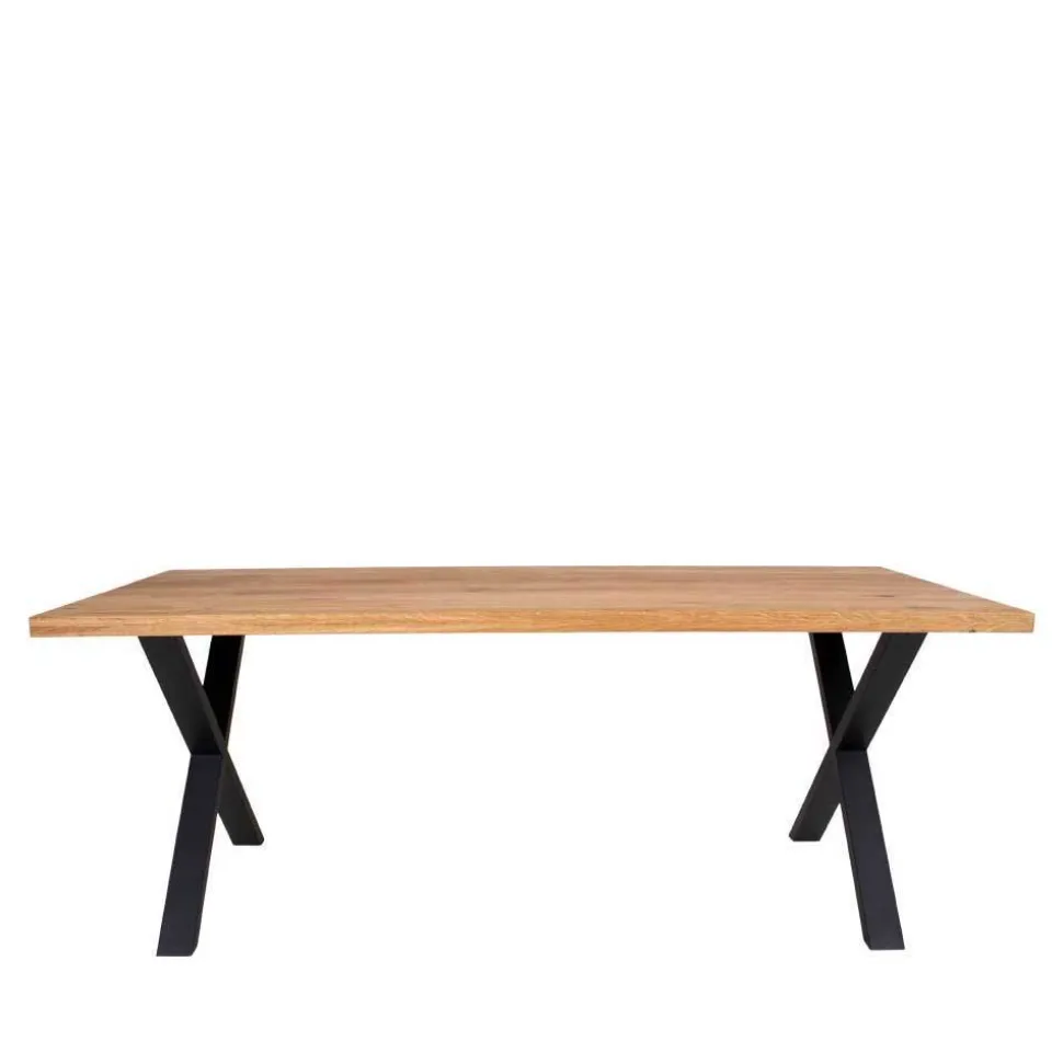 Esstisch & Kunstleder Armlehnstühle - Jimma (siebenteilig)