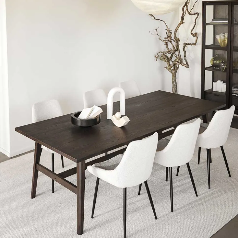 Esstisch & Schalenstühle im Set - Frantasticas (siebenteilig)