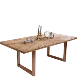 Esstisch aus massivem Recyclingholz Teak - Detroit