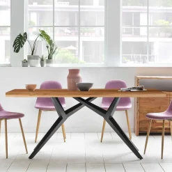 Esstisch aus recyceltem Holz Teak - Rumana