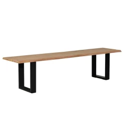 Esstisch Bank mit natürlicher Baumkante - Calivia