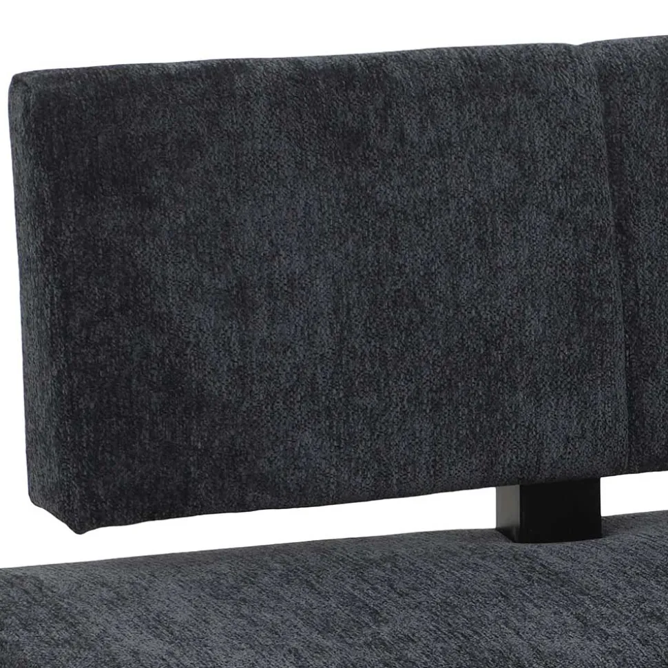 Esstisch Bank mit Rückenlehne in Anthrazit - Cramania