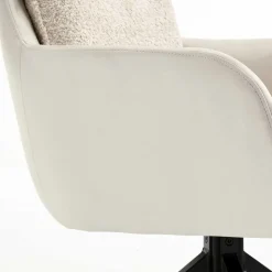 Esstisch Drehsessel in Creme - Tripple (2er Set)