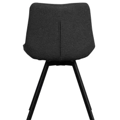 Esstisch Drehstuhl aus Boucle Stoff - Seymour (2er Set)