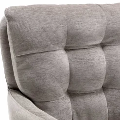 Esstisch Drehstuhl in Taupe und Weiß - Sarduna (2er Set)