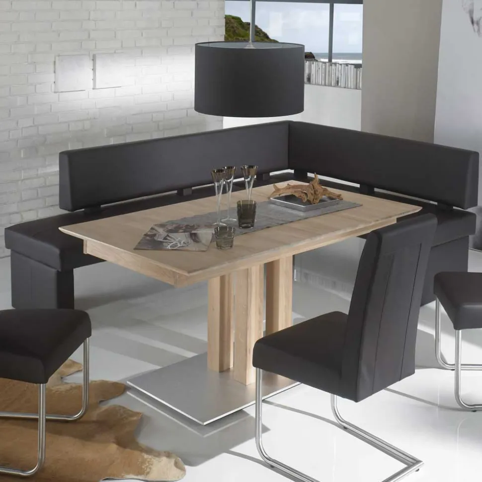 Esstisch Eckbank Jiri in Braun