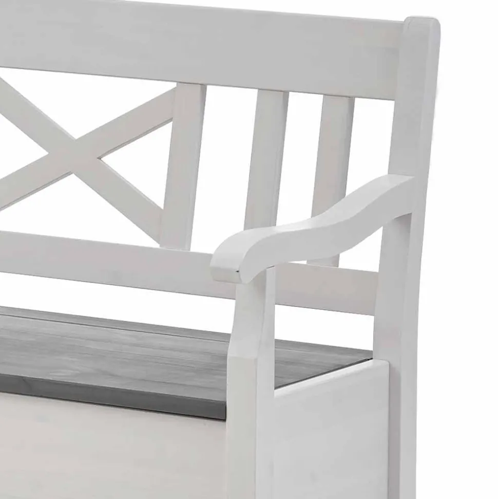 Esstisch Eckbank Yoan in Weiß Grau