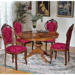 Esstisch Gruppe im Barock Stil - Vennezo (fünfteilig)