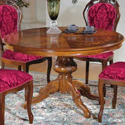 Esstisch Gruppe im Barock Stil - Vennezo (fünfteilig)