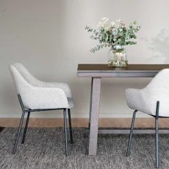 Esstisch Gruppe in Eiche dunkel - Vedraza (siebenteilig)