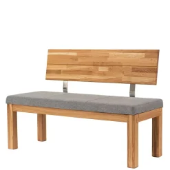 Esstisch Holzbank mit Rückenlehne - Calypso