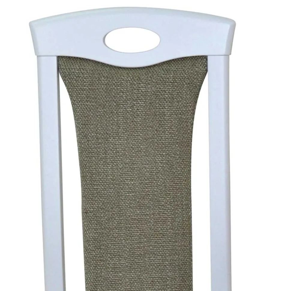 Esstisch Kombi in Weiß & Grün - Cynthia (fünfteilig)