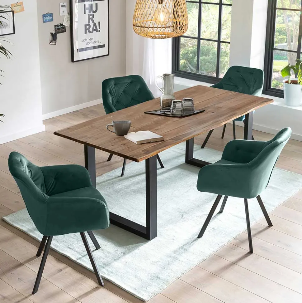 Esstisch Kombination modern - Bartholo (fünfteilig)