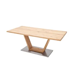 Esstisch mit Balkeneiche Romus in 4 Größen