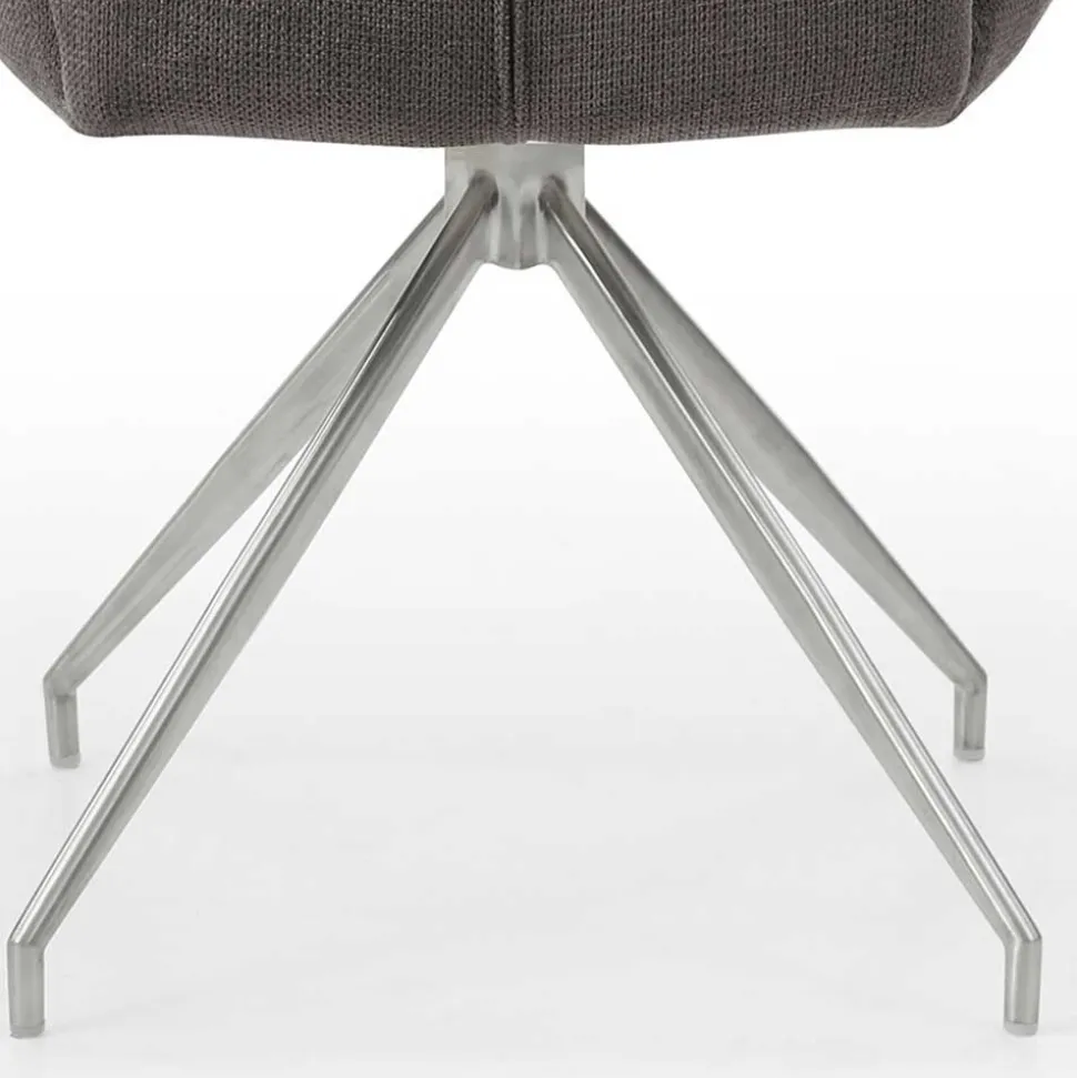 Esstisch mit Drehstühlen Set - Valbera (fünfteilig)