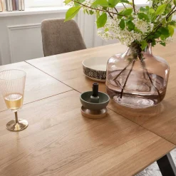 Esstisch mit Schweizer Kante & Spider Gestell - Karoline