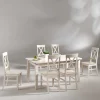 Esstisch mit Stühlen Onesti im skandinavischen Landhausstil (siebenteilig)