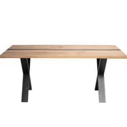 Esstisch mit X-Metallbeinen - Drakura