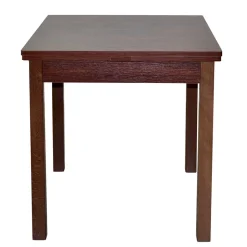 Esstisch Sitzgruppe in Nussbaum & Ocker - Carmian (fünfteilig)