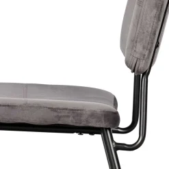 Esstisch Stühle in Samt Anthrazit - Mellevos (2er Set)