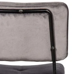 Esstisch Stühle in Samt Anthrazit - Mellevos (2er Set)