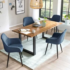 Esstisch und Armlehnenstühle Set - Joina (fünfteilig)