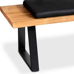 Esstischbank mit Lehne und Polstern - Jessmine