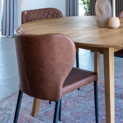 Esstischgruppe im Skandi Design - Fjord (fünfteilig)