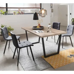 Esstischgruppe im Skandi Design - Benns (fünfteilig)