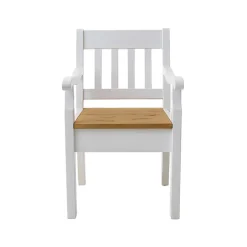 Esstischgruppe Molzau in Weiß (vierteilig)