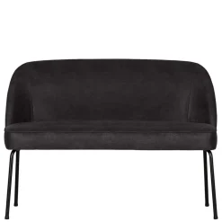 Esstischsofa aus Recyclingleder und Metall - Marietta