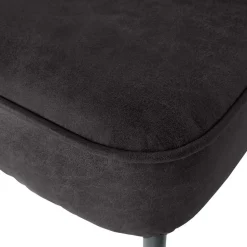 Esstischsofa aus Recyclingleder und Metall - Marietta