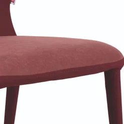 Esstisch-Stühle in Dunkelrot Bordeaux - Eleonora (2er Set)