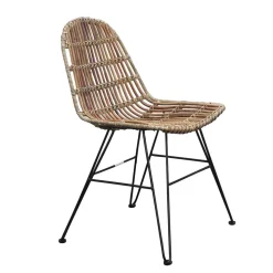 Esstischstuhl Barca aus Rattan