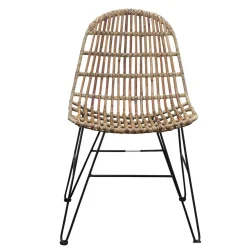 Esstischstuhl Barca aus Rattan