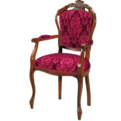 Esstischstuhl mit Armlehnen im Barockstil - Vennezo