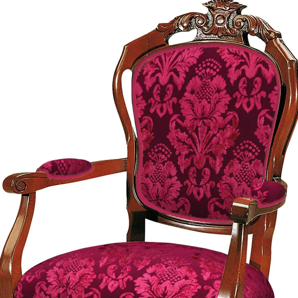 Esstischstuhl mit Armlehnen im Barockstil - Vennezo