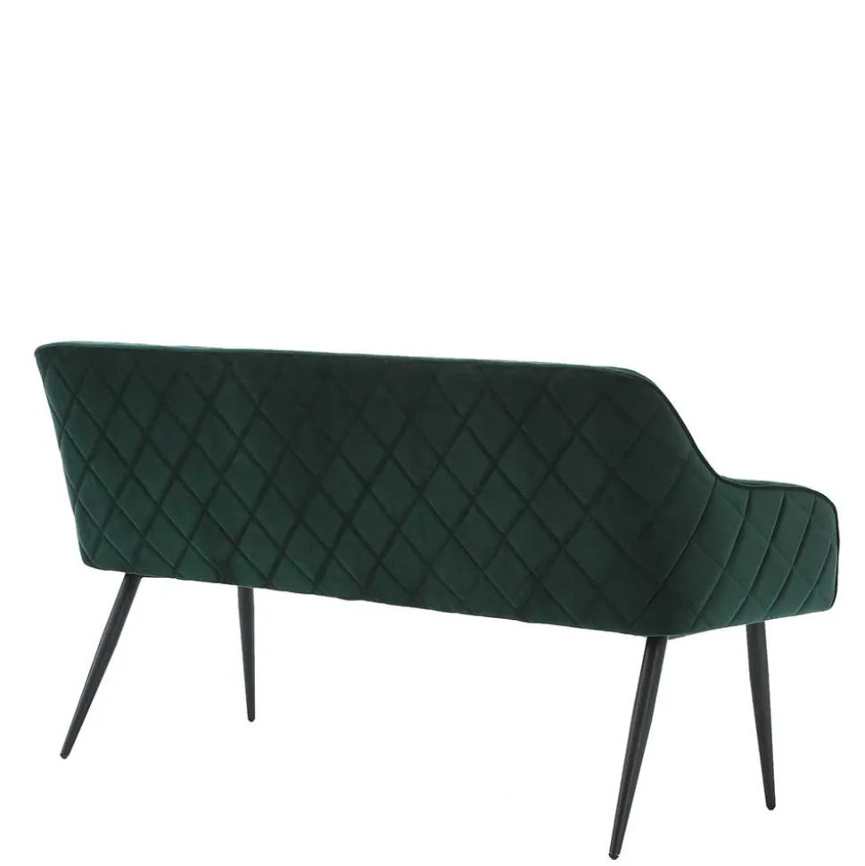 Esszimmer Bank in Dunkelgrün Samt - Laruis