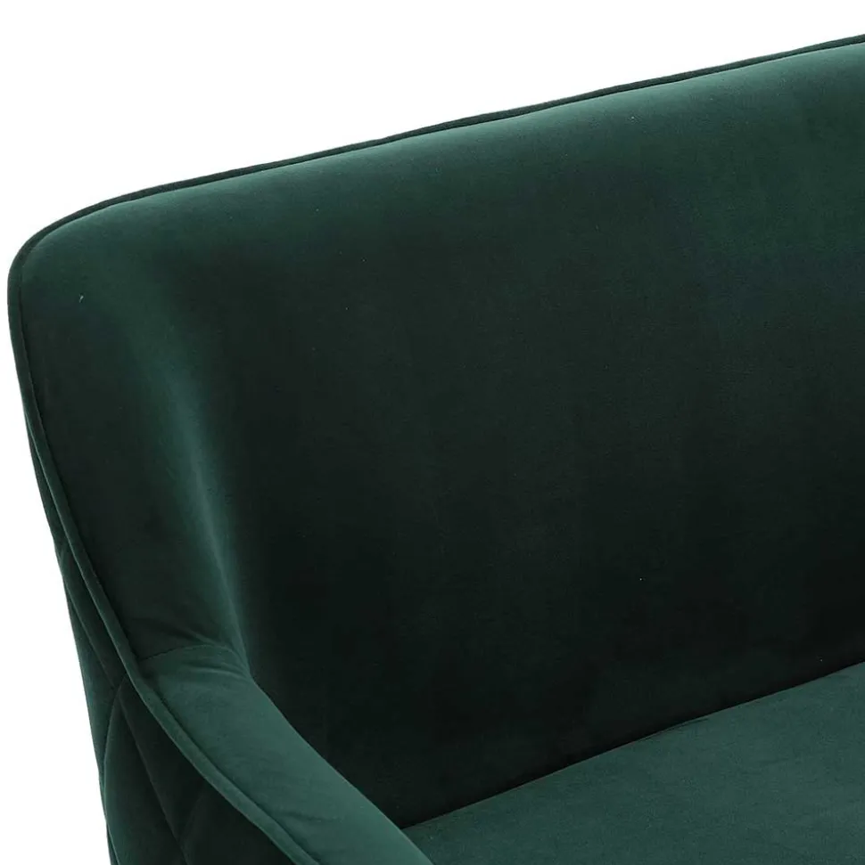 Esszimmer Bank in Dunkelgrün Samt - Laruis